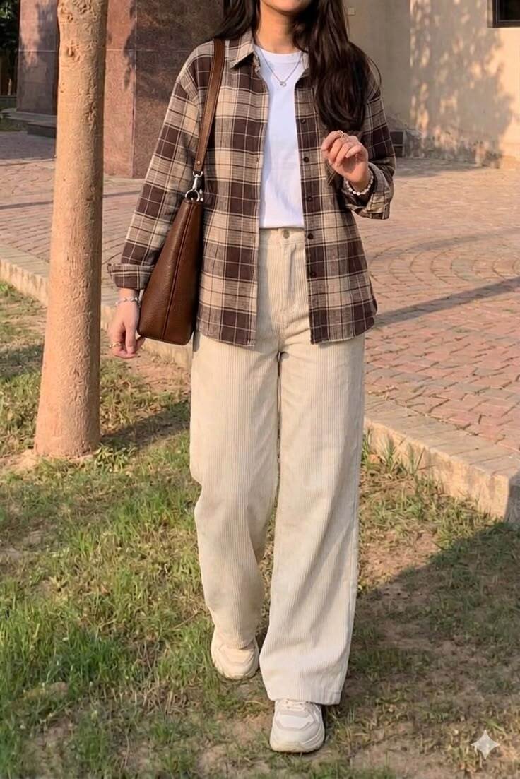 fall flannel & corduroy aesthetic 🤎✨