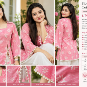floral cotton kurti catalog collage